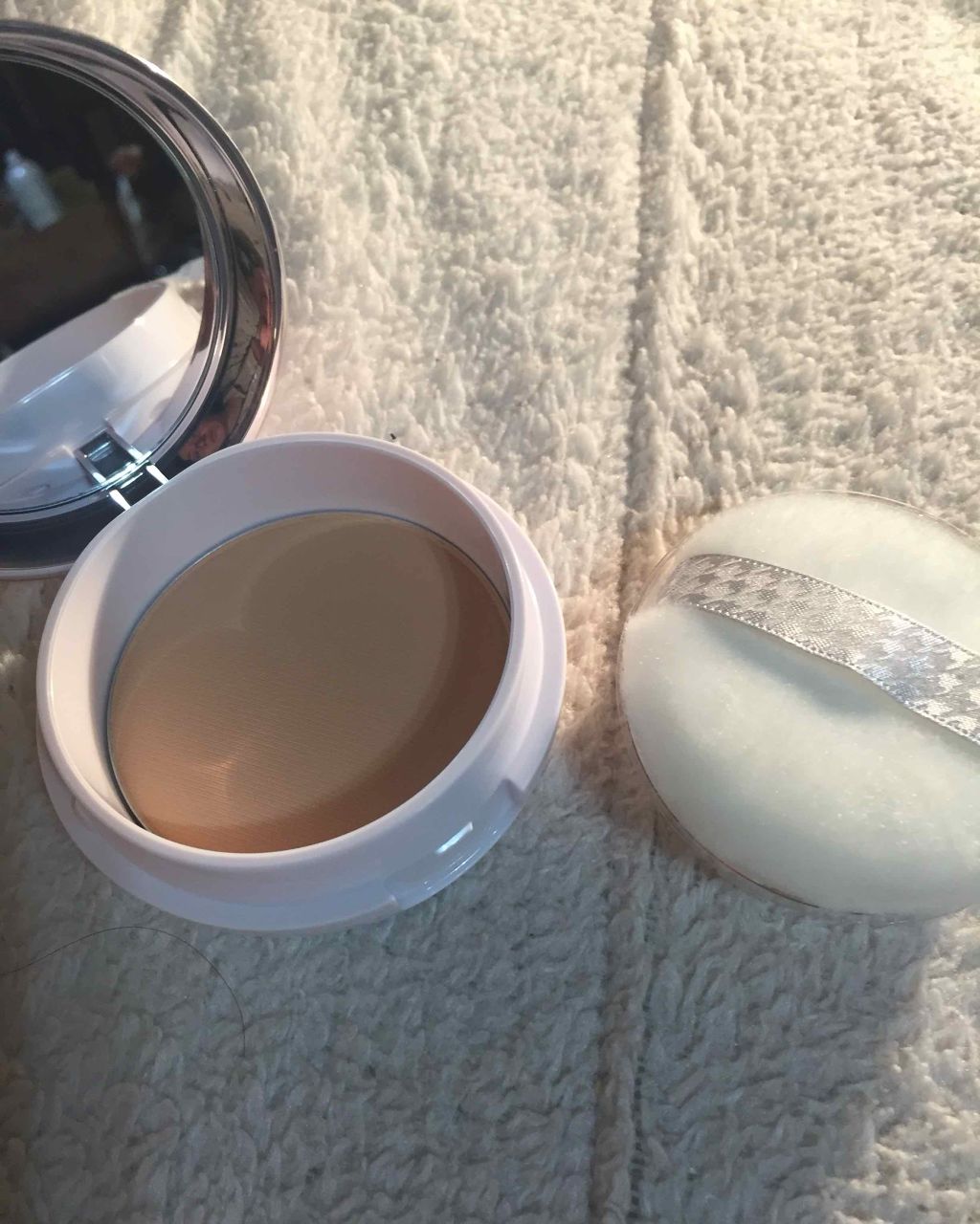 フェイスパウダー ハイカバー マットオークル /クリアラスト/プレストパウダーを使ったクチコミ(2枚目)