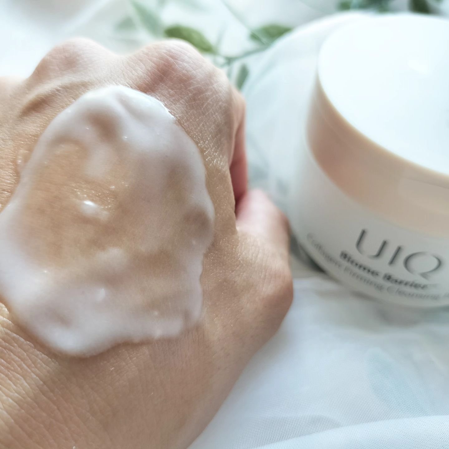 バイオームバリアコラーゲンファーミングクレンジングバーム/UIQ/クレンジングバームを使ったクチコミ（3枚目）