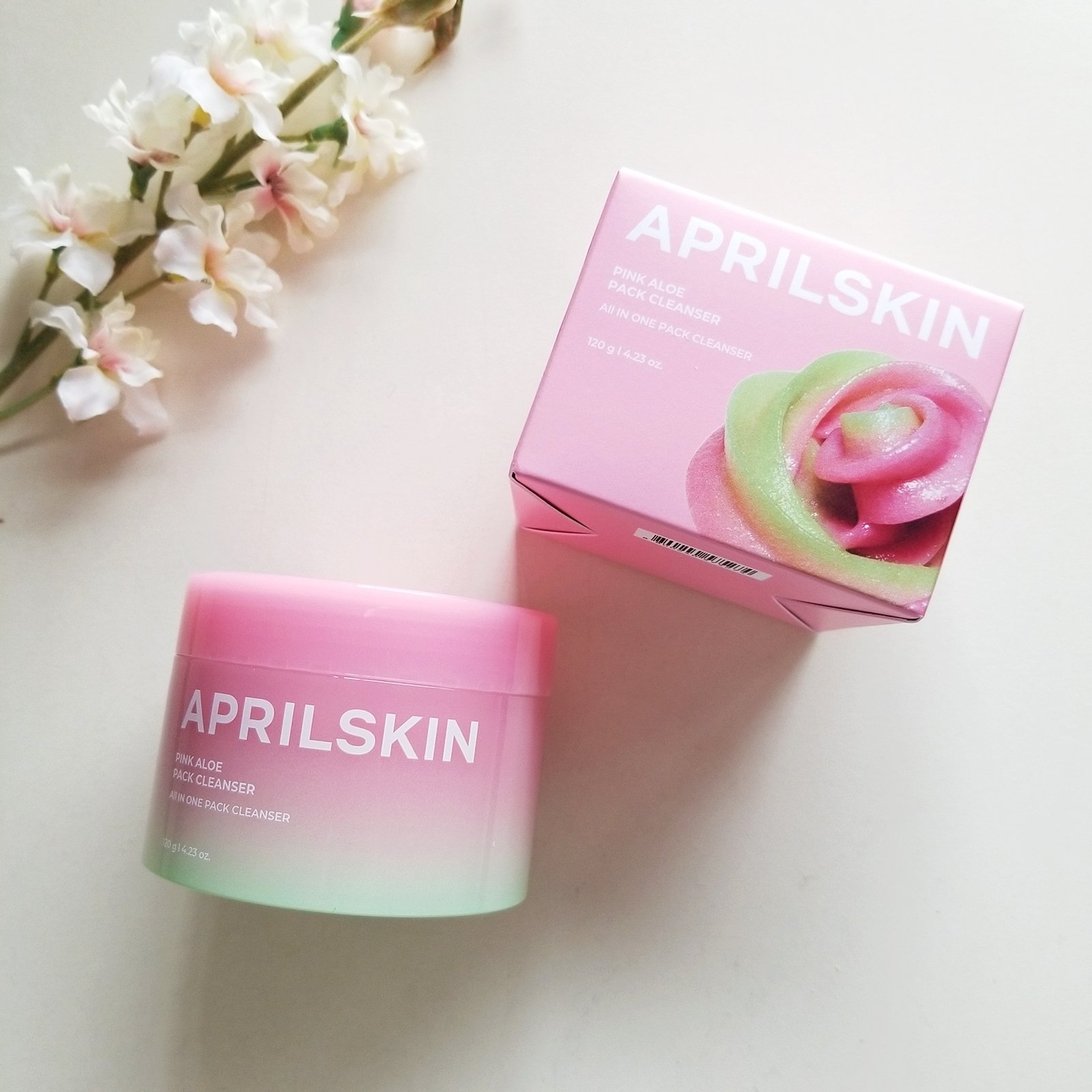 ピンクアロエメレンゲクレンザー/APRILSKIN/その他洗顔料を使ったクチコミ（1枚目）