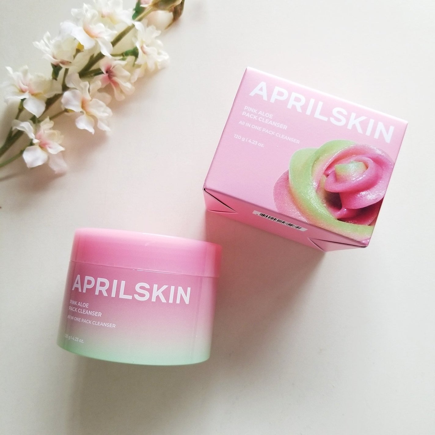 ピンクアロエメレンゲクレンザー/APRILSKIN/その他洗顔料を使ったクチコミ(1枚目)