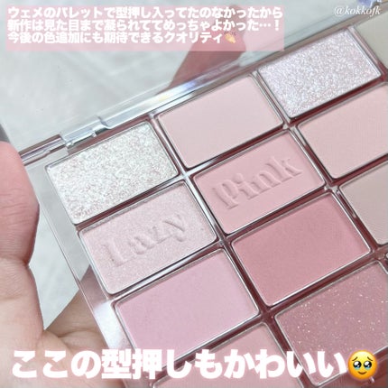 ソフトブラーリングアイパレット/wakemake/アイシャドウパレットを使ったクチコミ(3枚目)