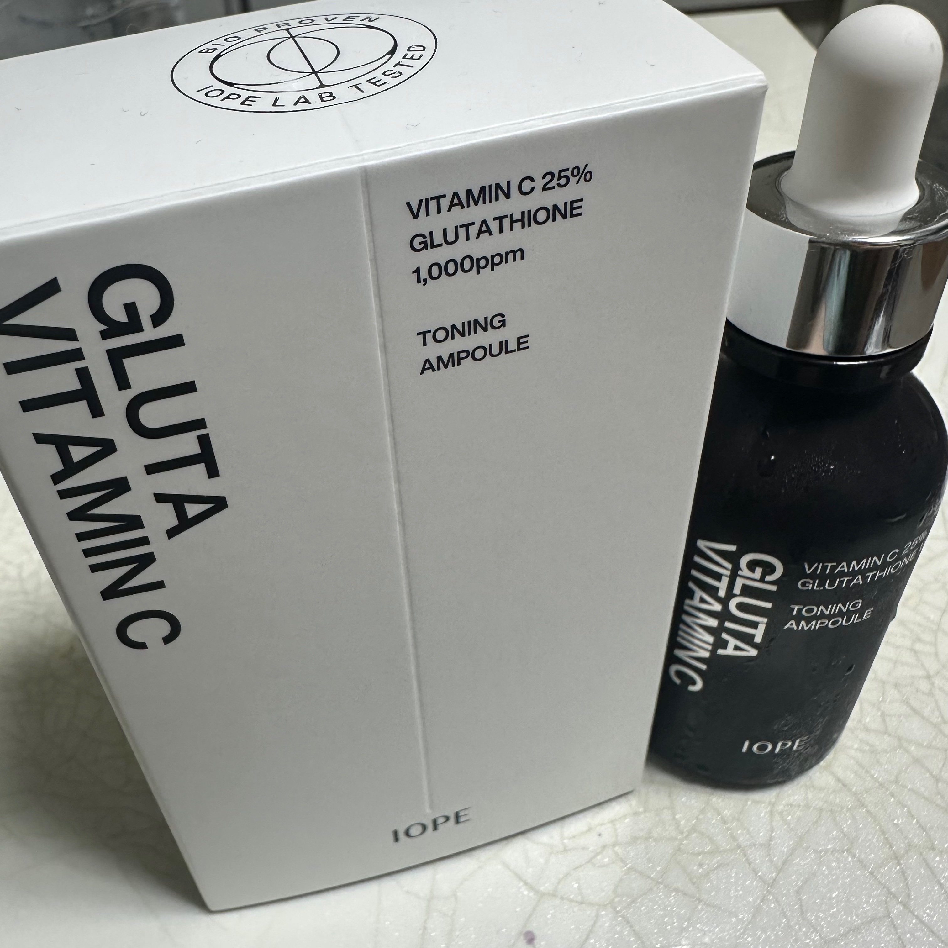グルタ ビタミンC トーニング アンプル/IOPE/美容液を使ったクチコミ（1枚目）