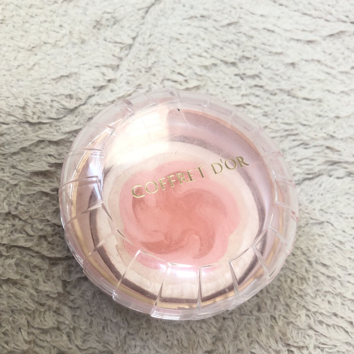 スマイルアップチークスN 01 ソフトピーチ/コフレドール/パウダーチークを使ったクチコミ（2枚目）