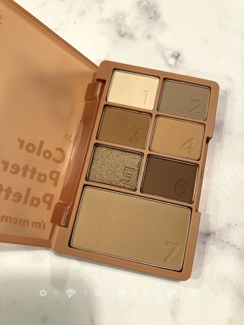 カラーパターンパレット/i’m meme/マルチパレットを使ったクチコミ（2枚目）