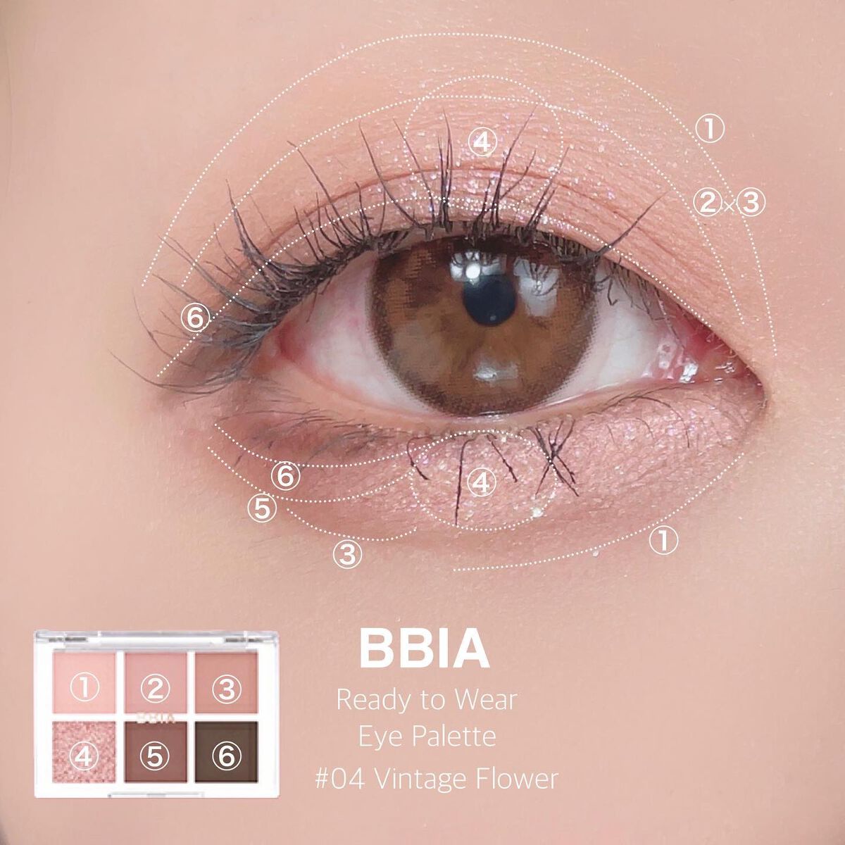 レディートゥーウェアアイパレット/BBIA/アイシャドウパレットを使ったクチコミ(6枚目)