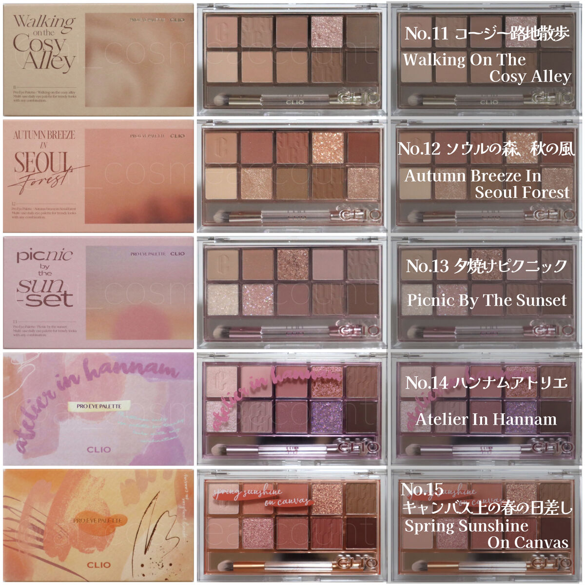プロ アイ パレット/CLIO/アイシャドウパレットを使ったクチコミ（2枚目）