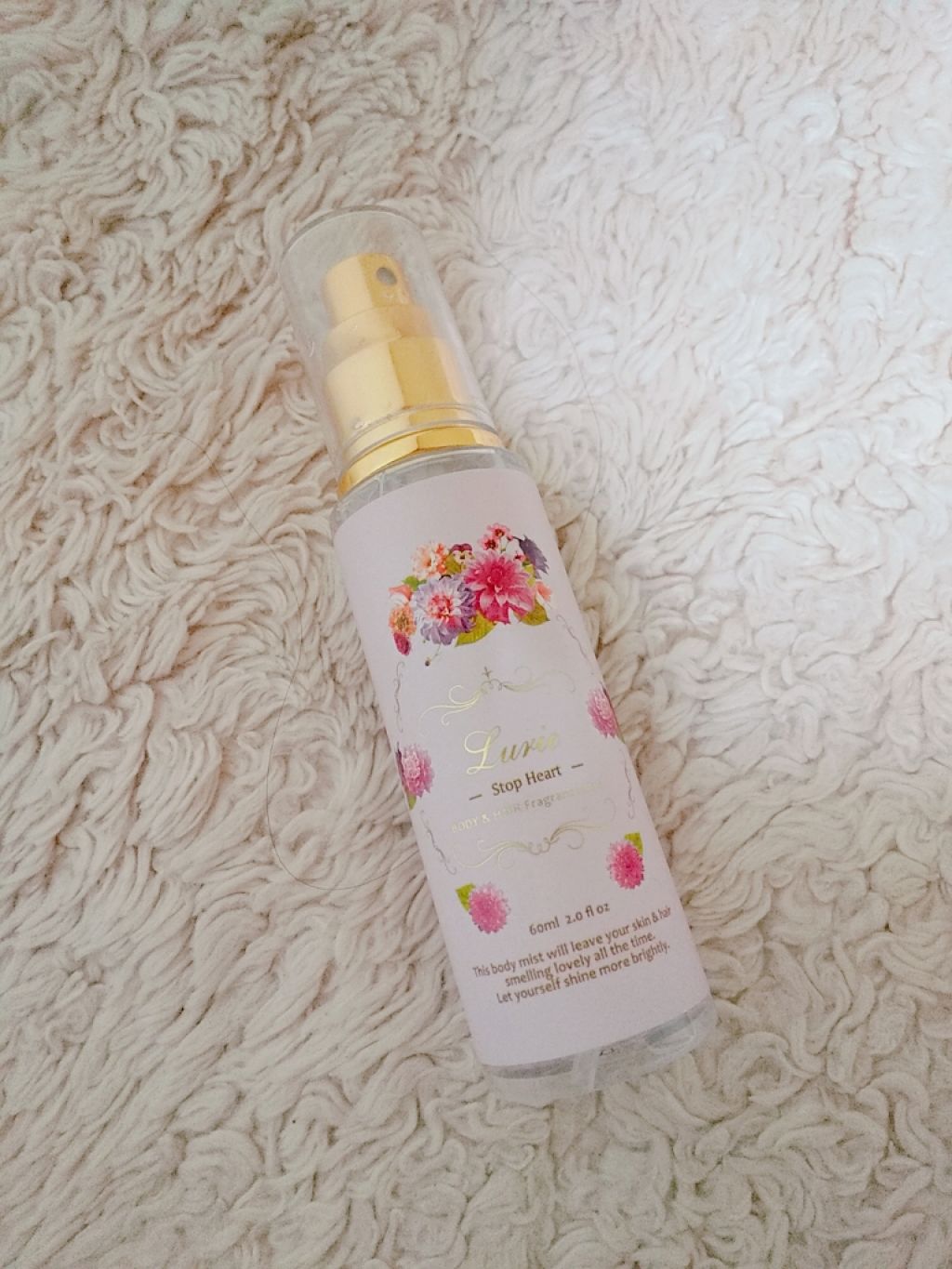 ボディ&ヘアフレグランスミスト ストップハート/ルーリィ/香水(その他)を使ったクチコミ(1枚目)
