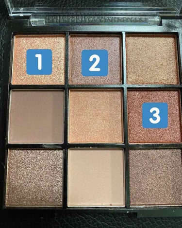 UR GLAM　BLOOMING EYE COLOR PALETTE/U R GLAM/アイシャドウパレットを使ったクチコミ（2枚目）