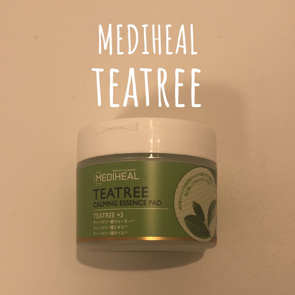 ティーツリーカーミングエッセンスパッド/MEDIHEAL/トナーパッドを使ったクチコミ（1枚目）