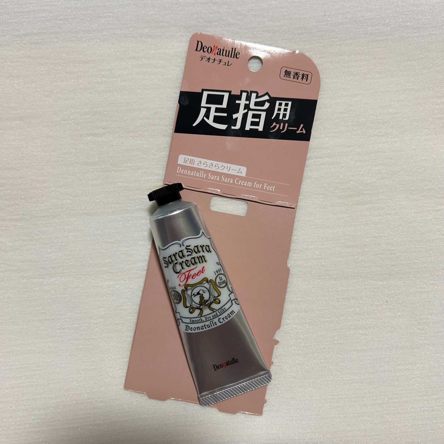 薬用足指さらさらクリーム/デオナチュレ/デオドラント・制汗剤を使ったクチコミ(1枚目)