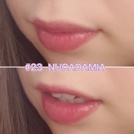 ジューシーラスティングティント/rom&nd/リップティントを使ったクチコミ(3枚目)