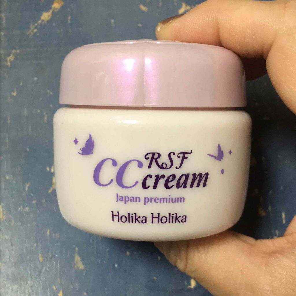 HOLIKA HOLIKA ホリカホリカ RSF CCクリームのクチコミ「ホリカホリカのRSF CCクリームです！
ピンク〜紫色のCCクリーム。
SPF35/PA＋＋で.....」（1枚目）