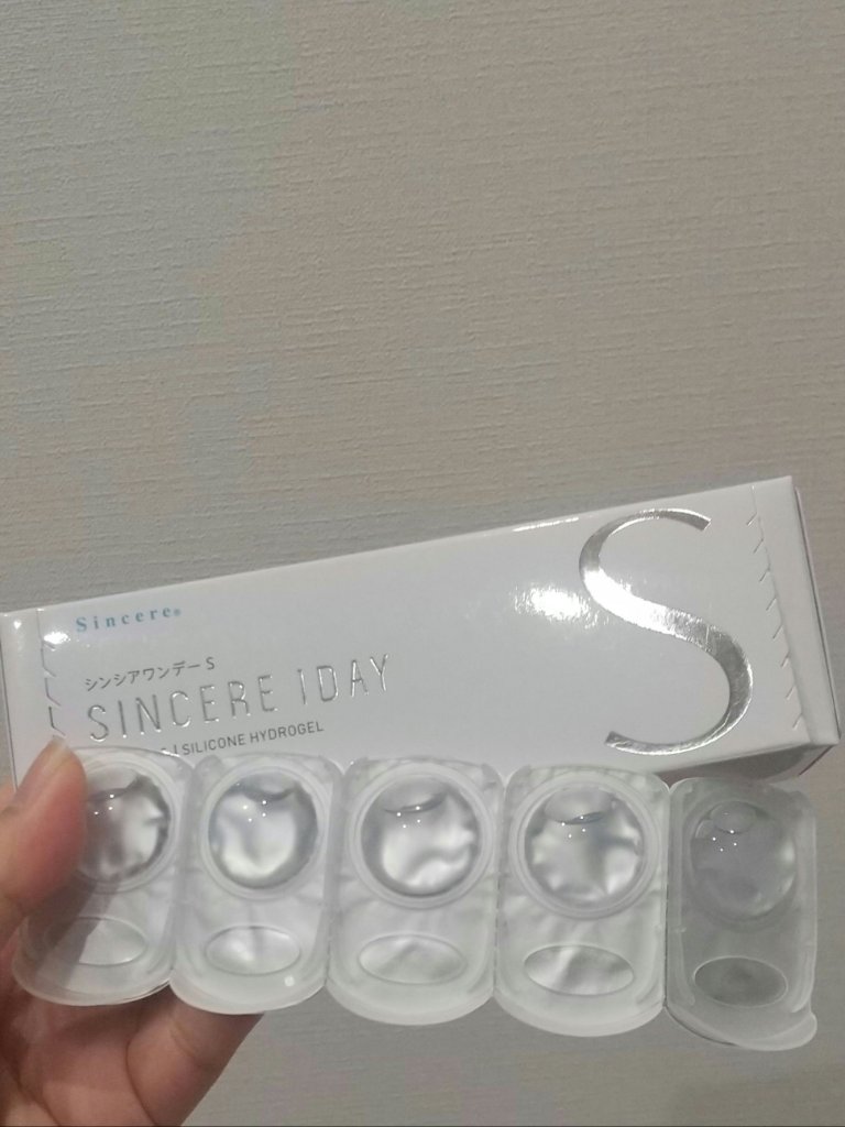 SINCERE 1DAY S/Sincere S/ワンデー（１DAY）カラコンを使ったクチコミ（1枚目）