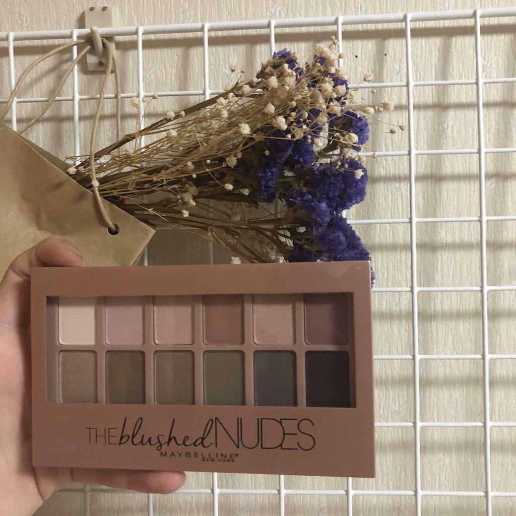 ヌードパレット ブラッシュド/MAYBELLINE NEW YORK/アイシャドウパレットを使ったクチコミ(1枚目)