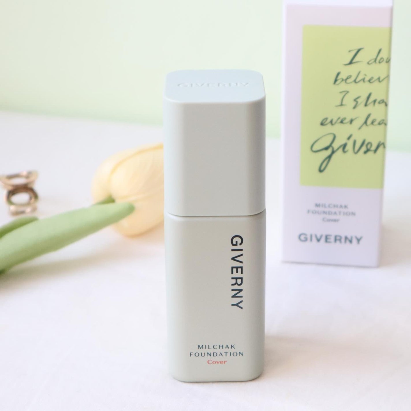 ジヴェルニー 密着カバーファンデーション/GIVERNY/リキッドファンデーションを使ったクチコミ(1枚目)