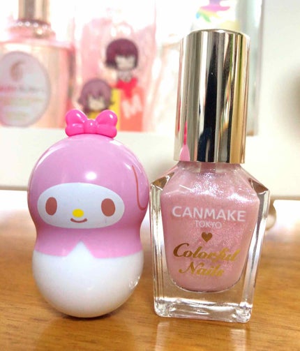 カラフルネイルズ N33 ジュエリーシュガー/キャンメイク/マニキュアを使ったクチコミ(1枚目)