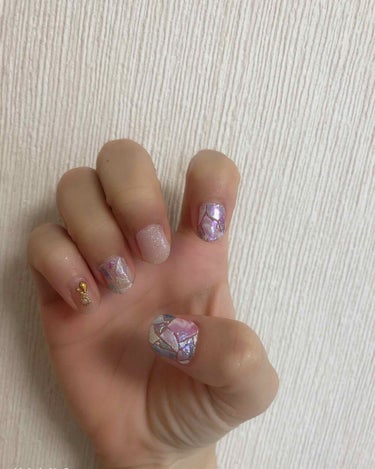 lacoraran ガールネイルシールのクチコミ「ネイル備忘録💅

lacoraran
Nail Make85

インココみたいな感じの貼るだけ.....」（3枚目）