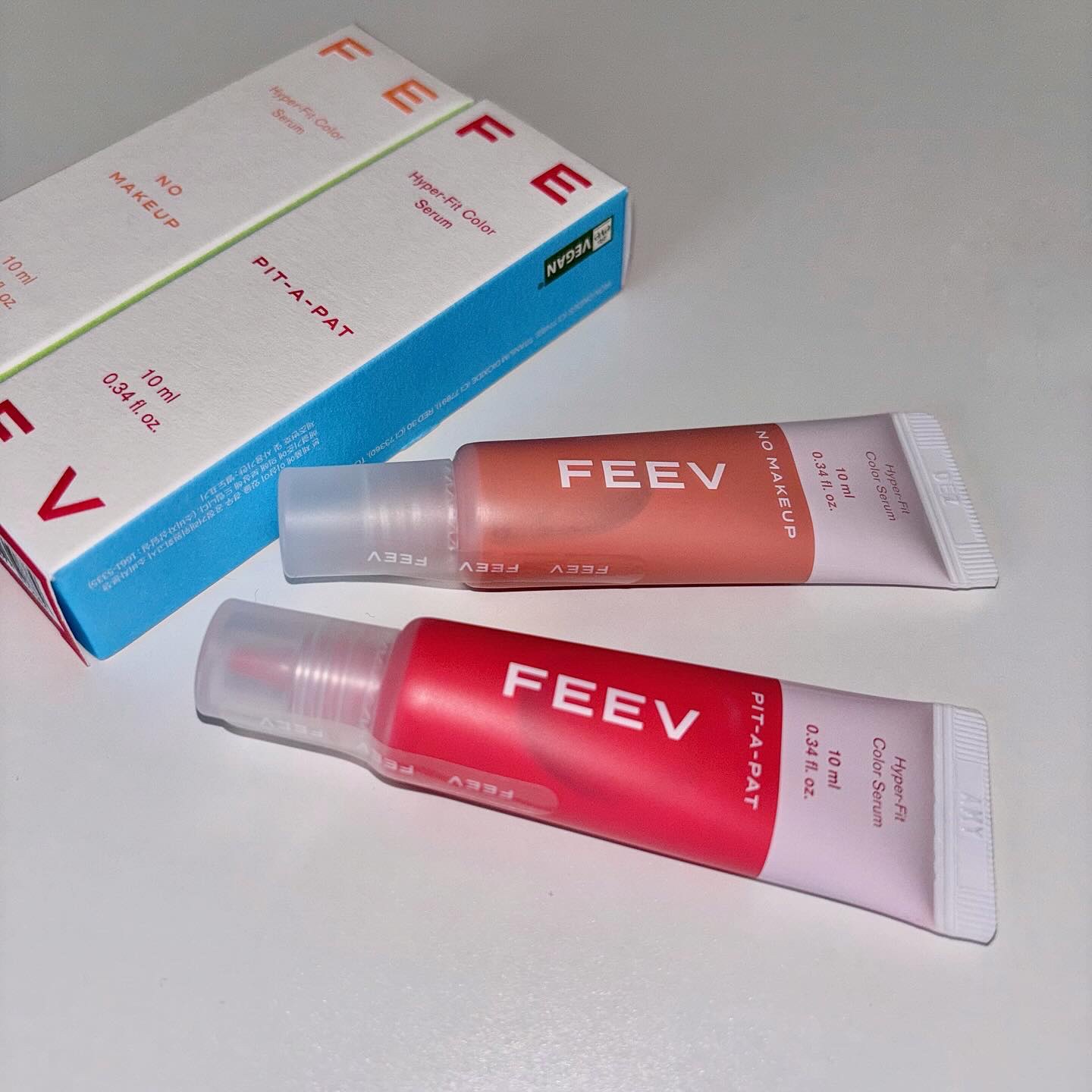 ハイパーフィットカラーセラム/FEEV/ジェル・クリームチークを使ったクチコミ（2枚目）