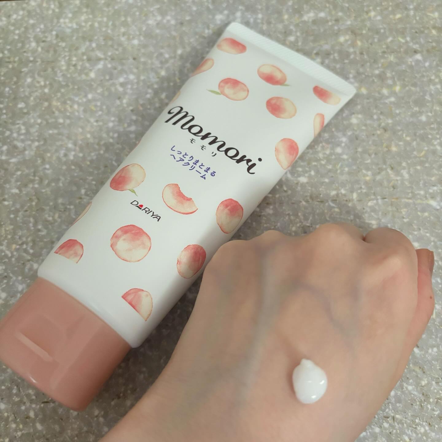 しっとりまとまるヘアクリーム /モモリ/ヘアミルクを使ったクチコミ（2枚目）