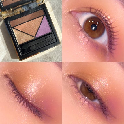 Eina on LIPS 「.#えいな毎日メイク.プラダ使ってみました💜今日は仕事だったの..」(4枚目)