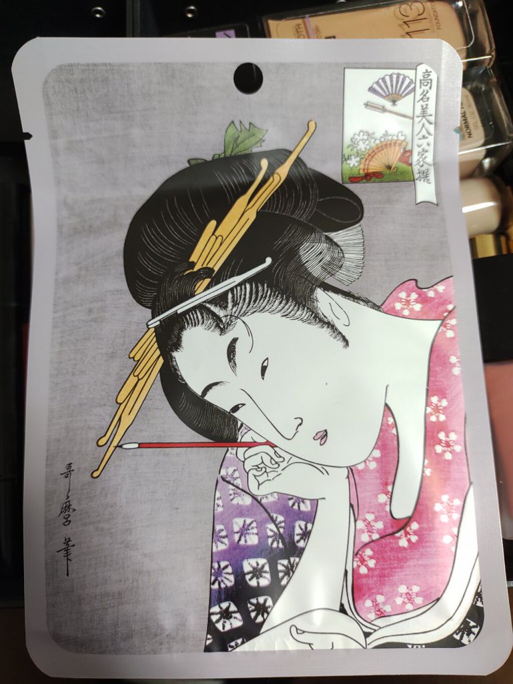 浮世絵シートマスク アルブチン/MITOMO/シートマスク・パックを使ったクチコミ（1枚目）