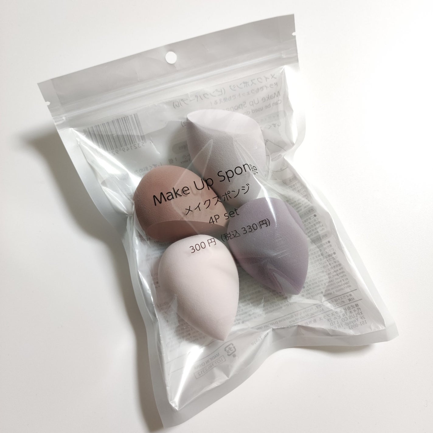 メイクスポンジ 4P set/THREEPPY/パフ・スポンジを使ったクチコミ(4枚目)