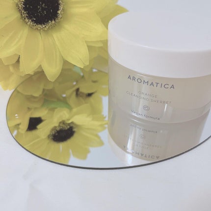 オレンジクレンジングシャーベット/AROMATICA/クレンジングバームを使ったクチコミ(1枚目)