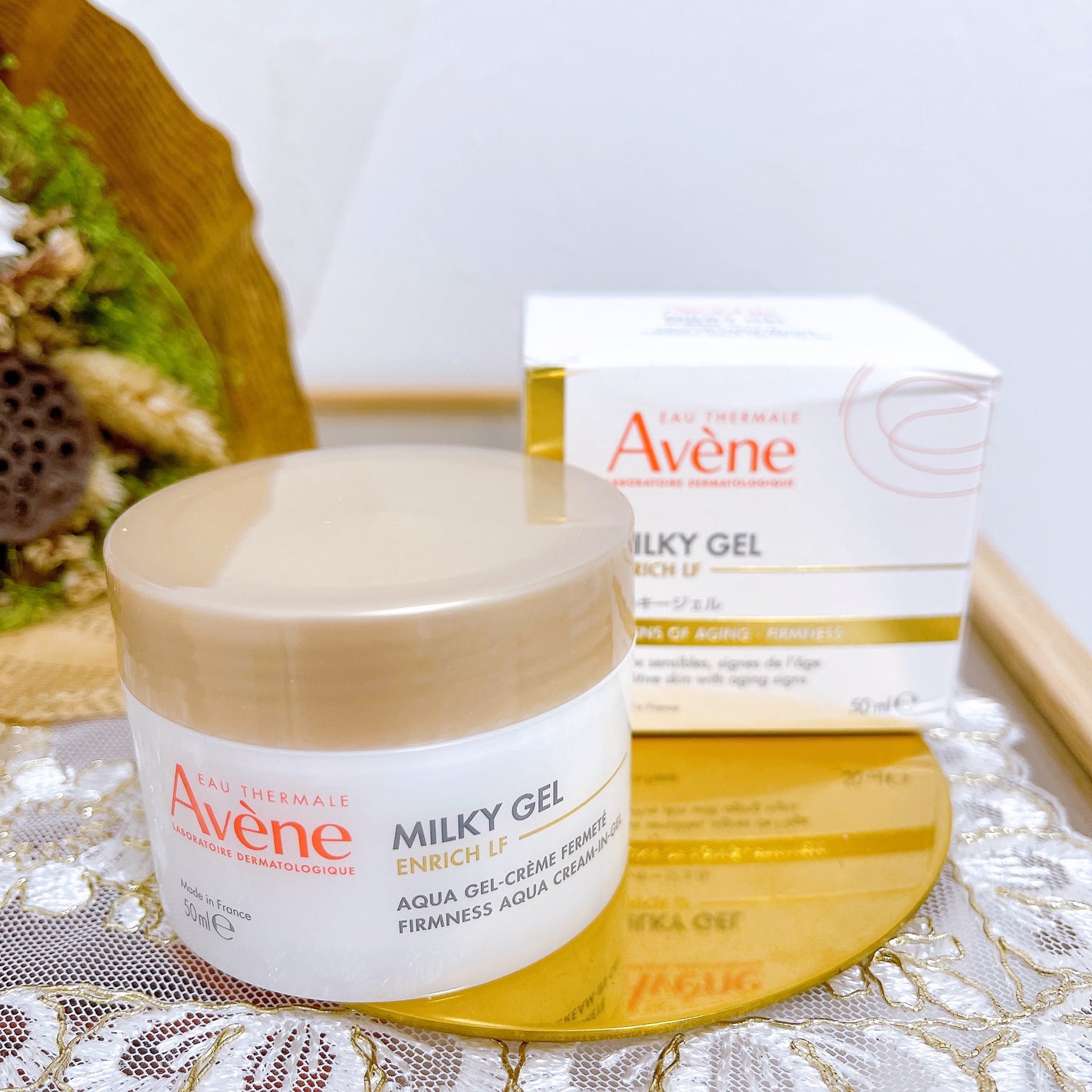 ミルキージェル エンリッチ LF/アベンヌ/フェイスクリームを使ったクチコミ(1枚目)