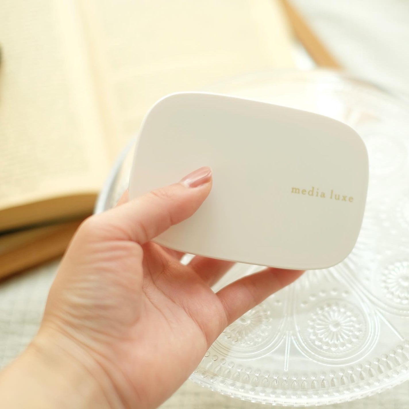 パウダーファンデーション/media luxe/パウダーファンデーションを使ったクチコミ(4枚目)