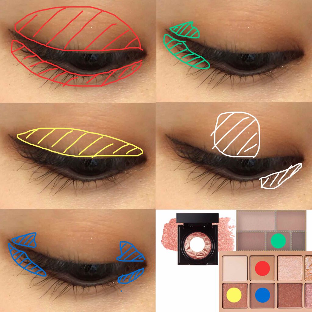 パーフェクトマルチアイズ/キャンメイク/アイシャドウパレットを使ったクチコミ(1枚目)