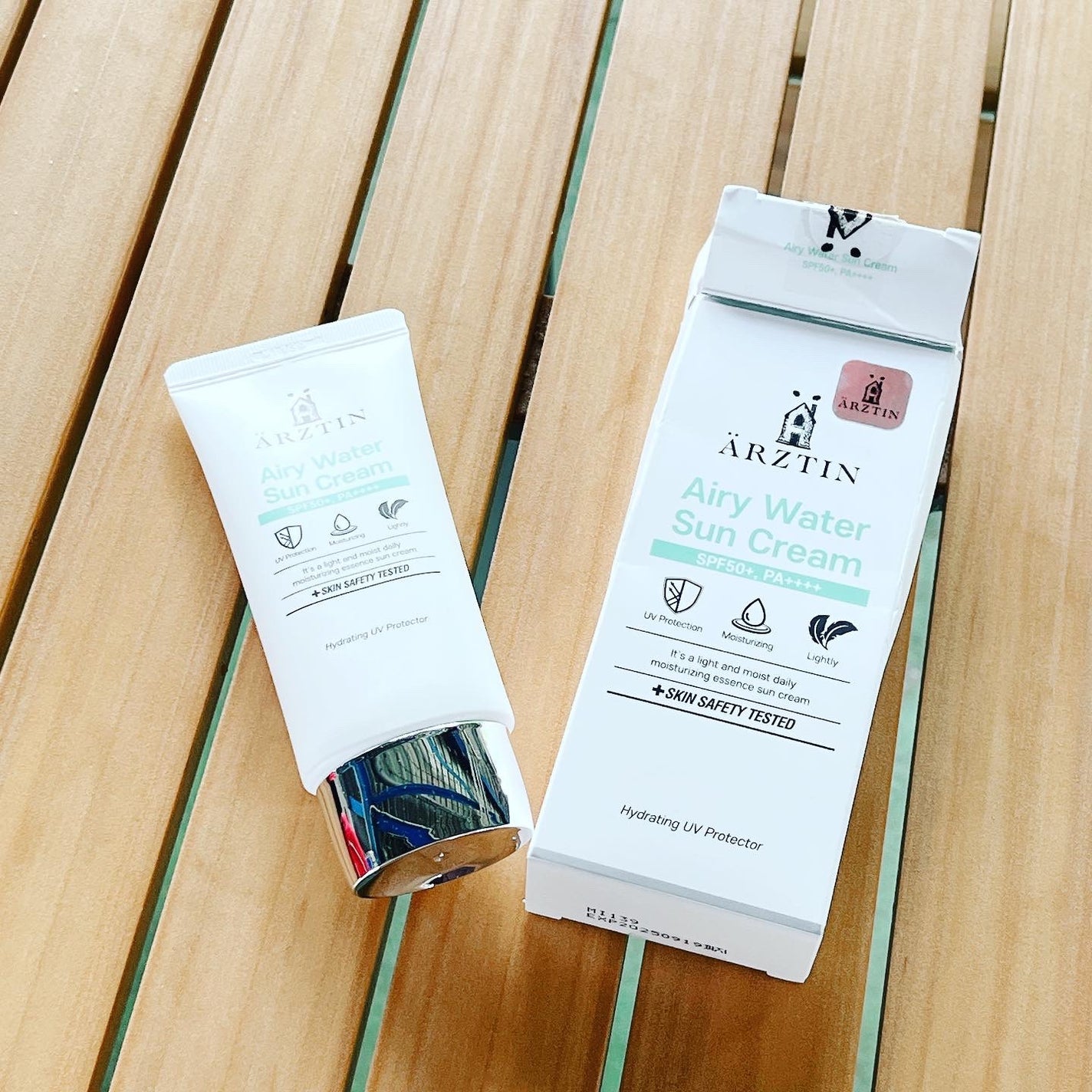 エアリーウォーターサンクリーム/エルツティン/日焼け止めクリームを使ったクチコミ(1枚目)