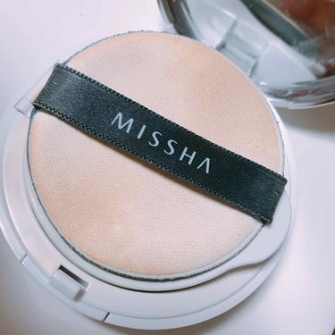 M クッション ファンデーション(モイスチャー)/MISSHA/クッションファンデーションを使ったクチコミ（2枚目）