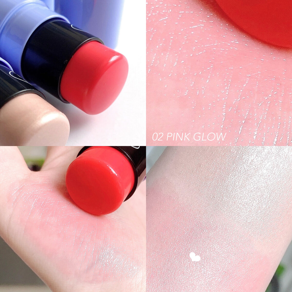 デューイグロースティック チーク /LIZLY/ジェル・クリームチークを使ったクチコミ（2枚目）