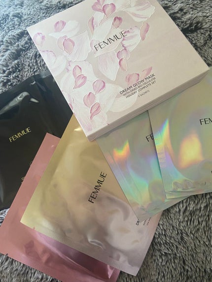ドリームグロウマスク CP(肌引き締め・ブースター)/FEMMUE/シートマスク・パックを使ったクチコミ(1枚目)