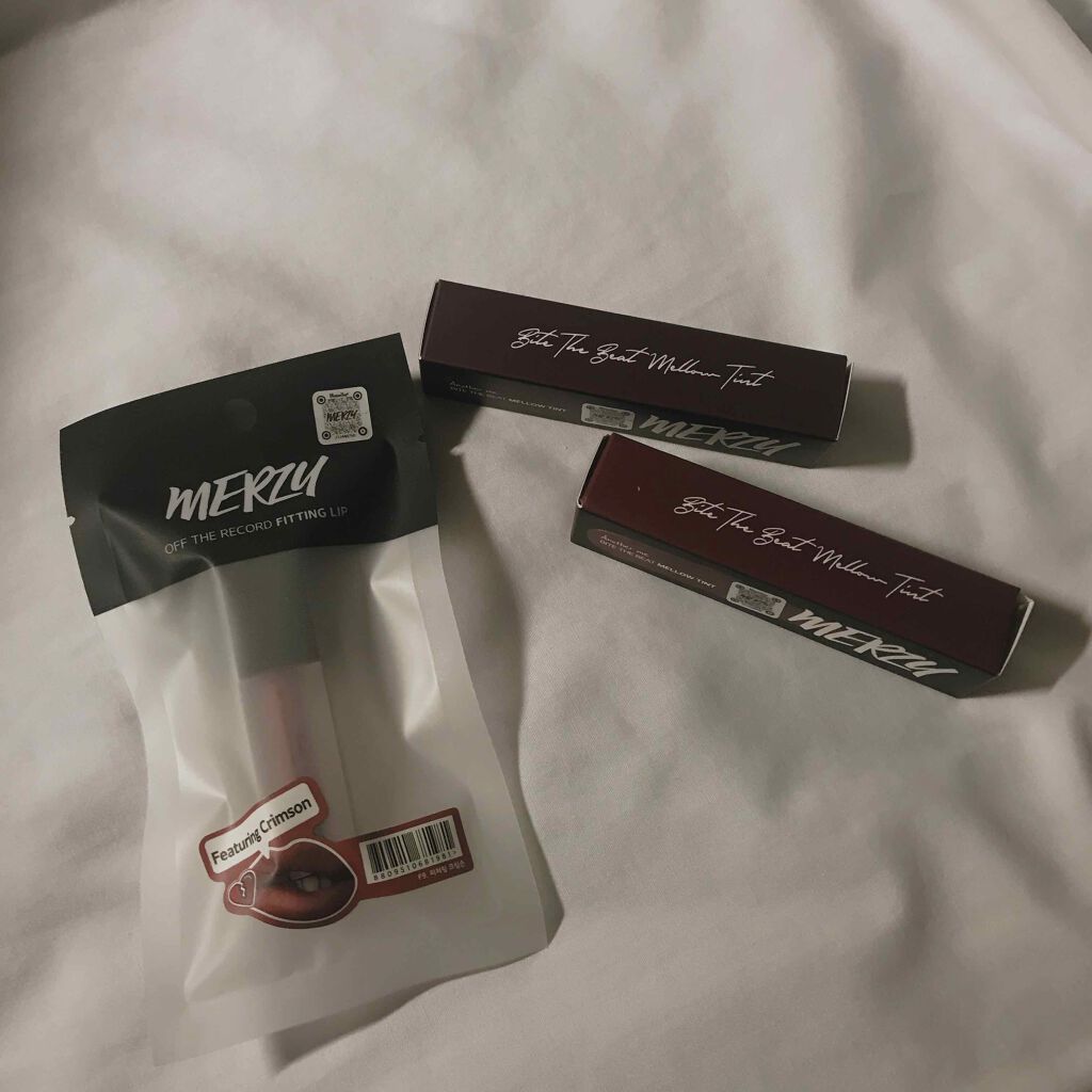 バイト ザ ビート メロウ ティント/MERZY/リップティントを使ったクチコミ（1枚目）