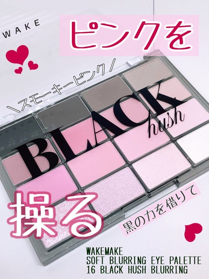ソフトブラーリングアイパレット/wakemake/アイシャドウパレットを使ったクチコミ(1枚目)
