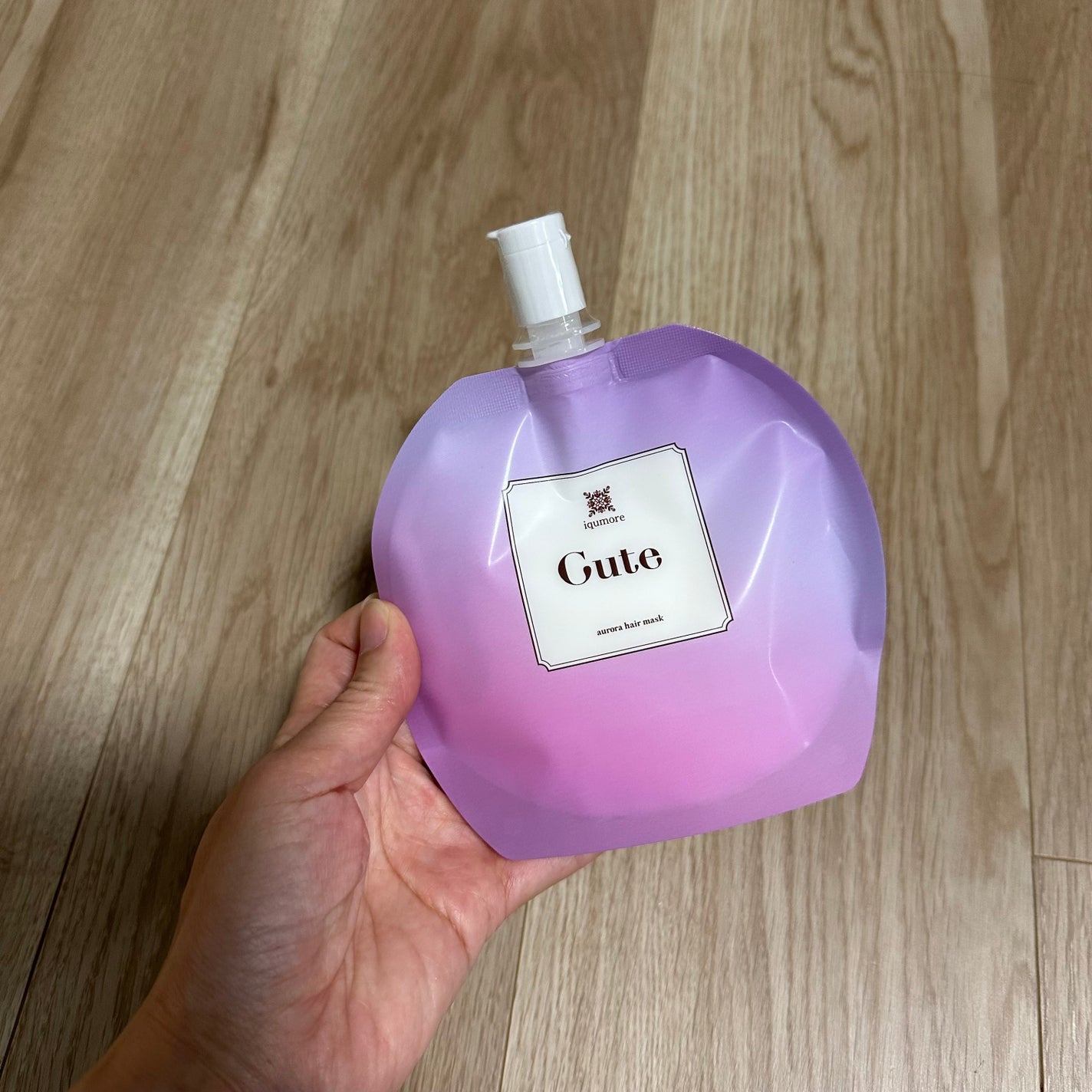 イクモアキュートオーロラヘアマスク/iqumore/ヘアマスク・ヘアパックを使ったクチコミ(1枚目)