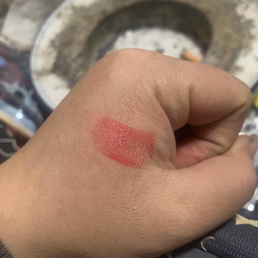 ヴォリュプテ プランプインカラー 5 デリリアス オレンジ/YVES SAINT LAURENT BEAUTE/口紅を使ったクチコミ（1枚目）