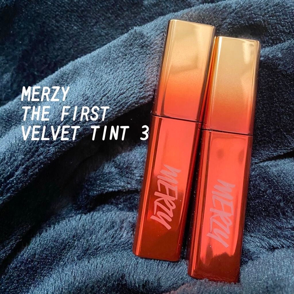 ザ ファースト ベルベット ティント シーズン3/MERZY/リップティントを使ったクチコミ(2枚目)