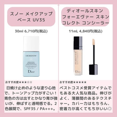 スノー メイクアップ ベース UV35 SPF35／PA+++/Dior/化粧下地を使ったクチコミ（2枚目）