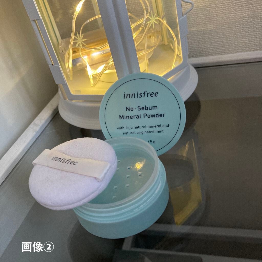 ノーセバム ミネラルパウダー/innisfree/ルースパウダーを使ったクチコミ(3枚目)