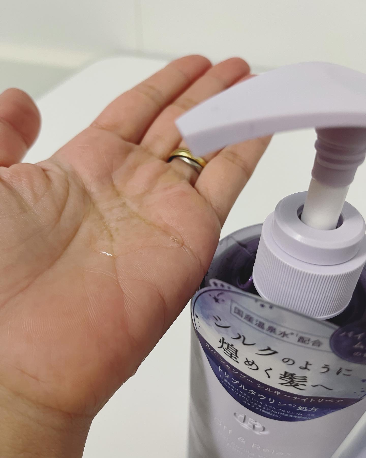 ＯＲ スパ・シャンプー／ヘアトリートメント シルキーナイトリペア/Off&Relax/市販シャンプーを使ったクチコミ（2枚目）