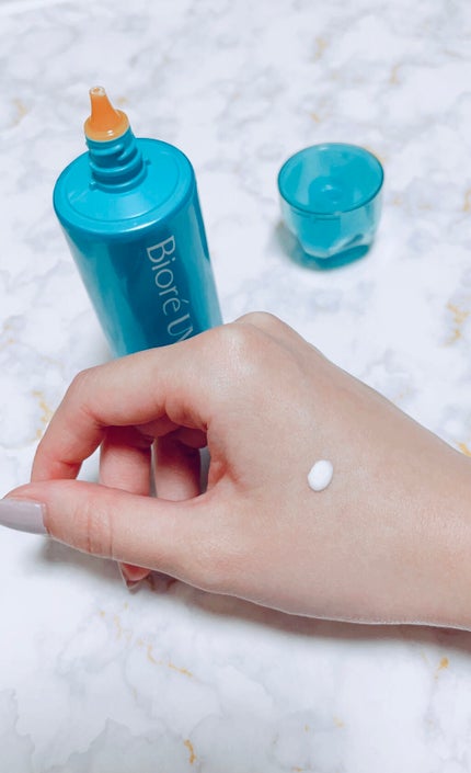 ビオレUV アクアリッチ アクアプロテクトローション(水層パック)/ビオレ/日焼け止めローションを使ったクチコミ(2枚目)