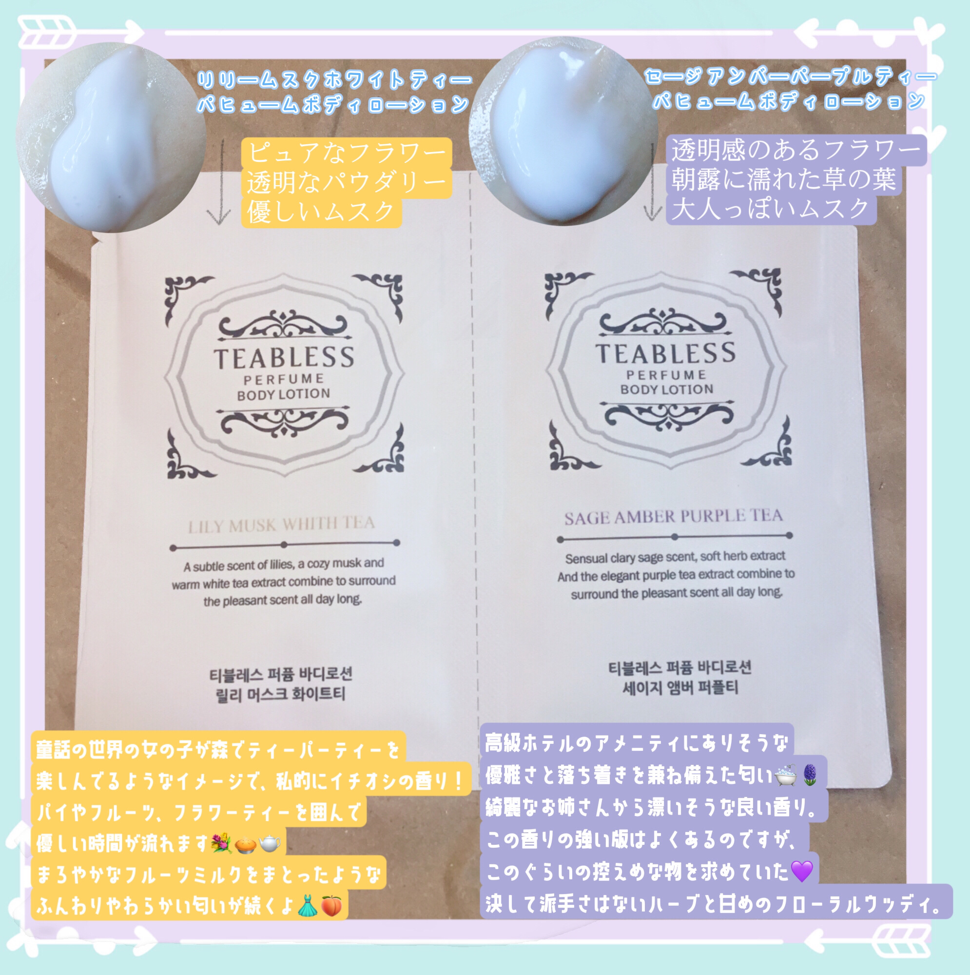 パフュームハンドクリーム グリーンフォーレスト抹茶/TEABLESS/その他を使ったクチコミ（2枚目）