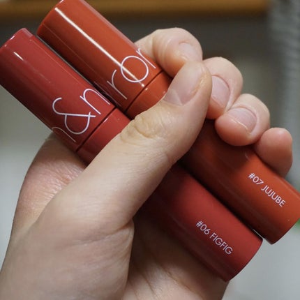 ジューシーラスティングティント/rom&nd/リップティントを使ったクチコミ(3枚目)