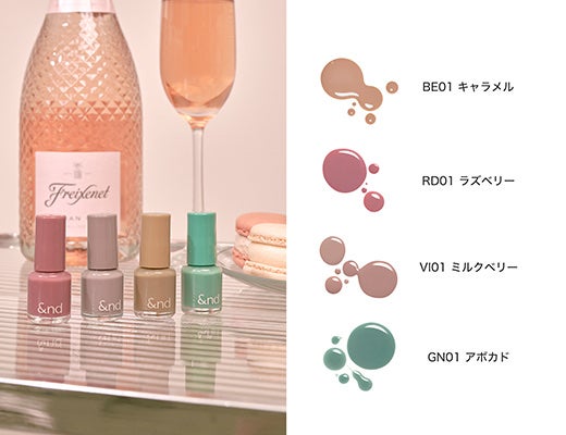 アンドバイロムアンド グラッシードロップネイル/&nd by rom&nd/マニキュアを使ったクチコミ(3枚目)