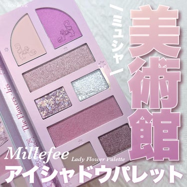 MilleFée レディフラワーパレットのクチコミ「\ MilleFée新作ミュシャモチーフパレット🪽 /


〻 MilleFée
──────.....」（1枚目）