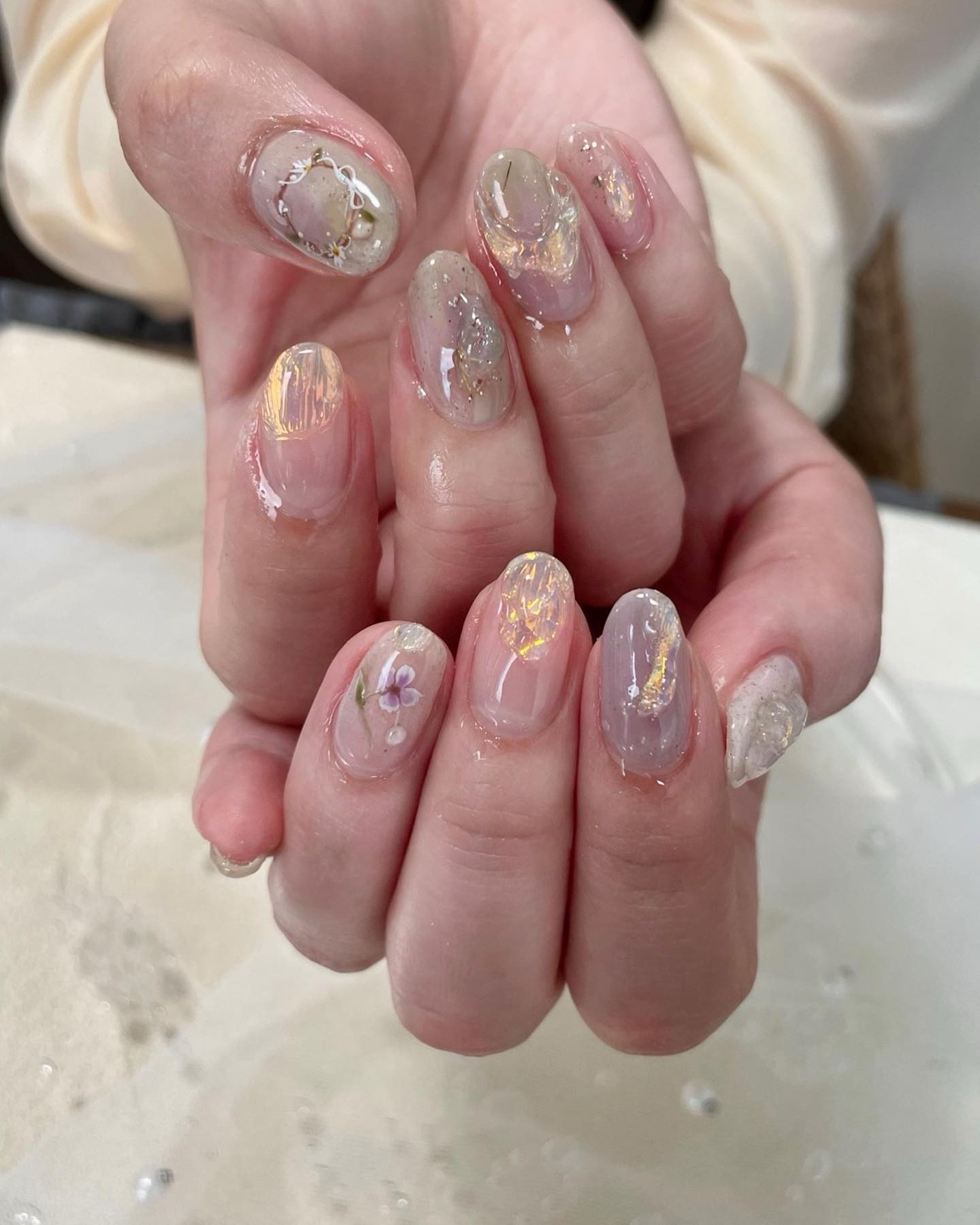 #うるうるネイルのネイルデザイン