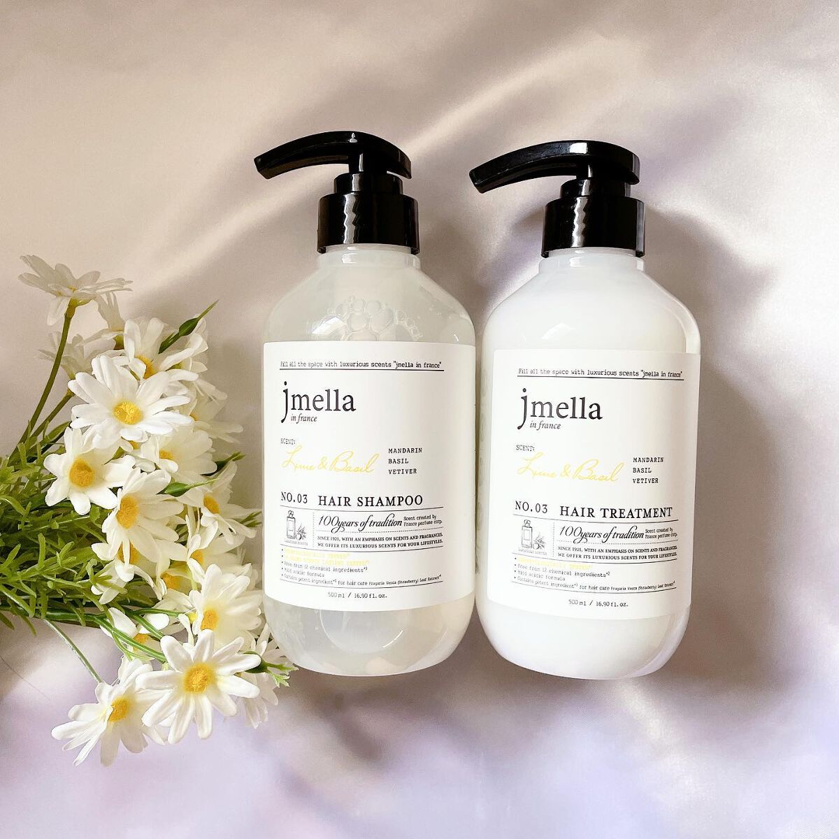 インフランスヘアシャンプー ライム＆バジル／トリートメント ライム＆バジル/jmella/市販シャンプーを使ったクチコミ（1枚目）