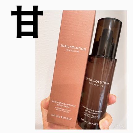 (旧)スネイルソリューションスキンブースター/ネイチャーリパブリック/ブースター・導入液を使ったクチコミ(1枚目)